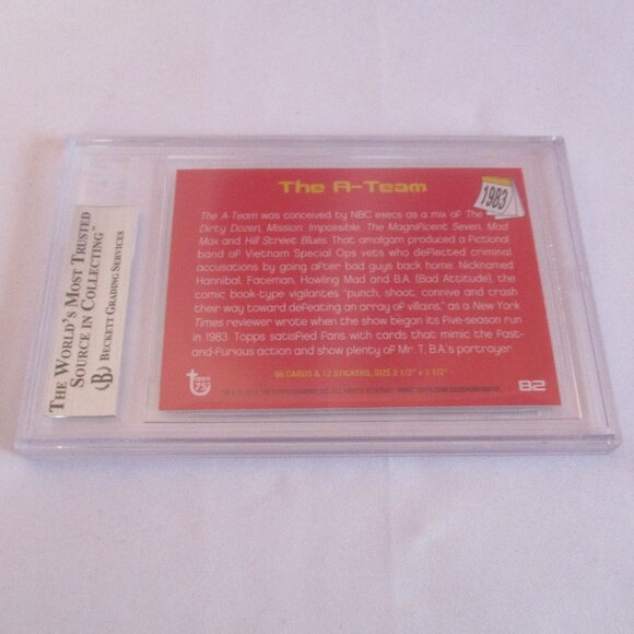 2013 TOPPS 75TH ANNIVERSARY RAINBOW FOIL #52 THE A TEAM NM-MT+ 8.5 - Picture 4 of 4